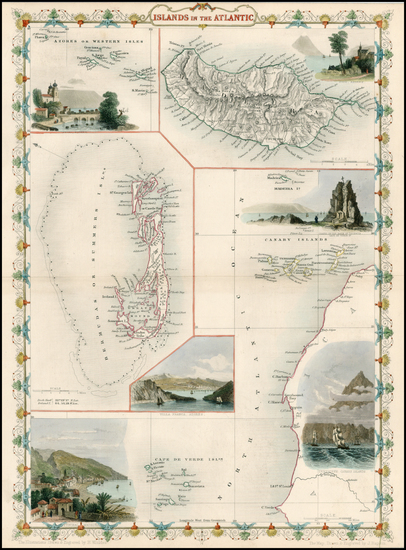 84-Caribbean Map By John Tallis