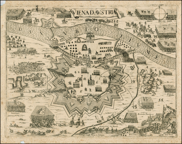 85-Austria and Hungary Map By Giuseppe Longhi