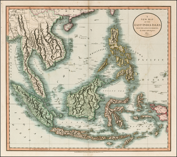 20-Southeast Asia and Philippines Map By John Cary