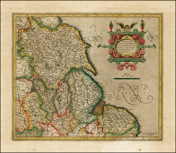 17-British Isles Map By Henricus Hondius -  Gerard Mercator