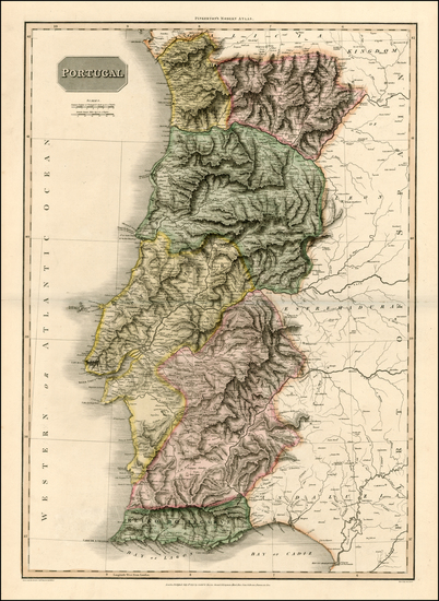 5-Portugal Map By John Pinkerton