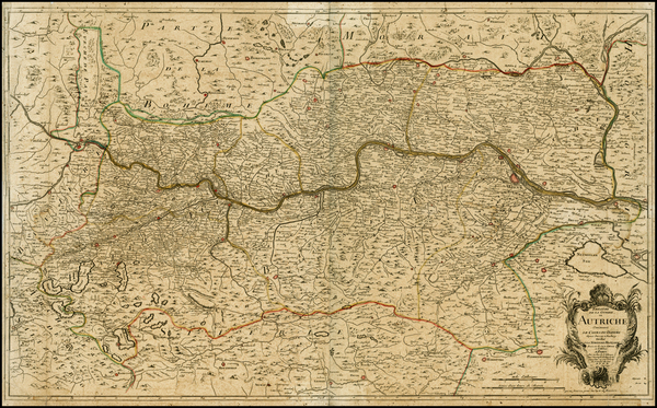 82-Austria, Hungary and Germany Map By George Louis Le Rouge