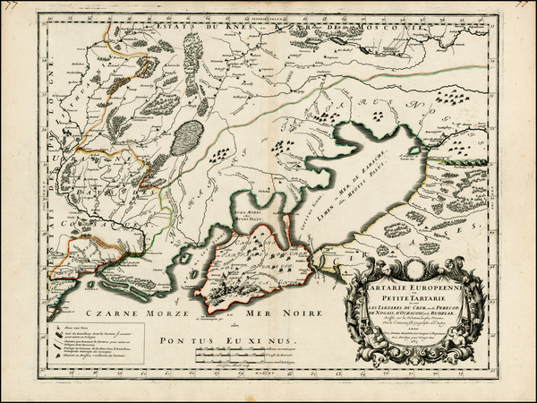 40-Ukraine Map By Nicolas Sanson