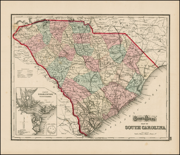 68-Southeast Map By Frank A. Gray