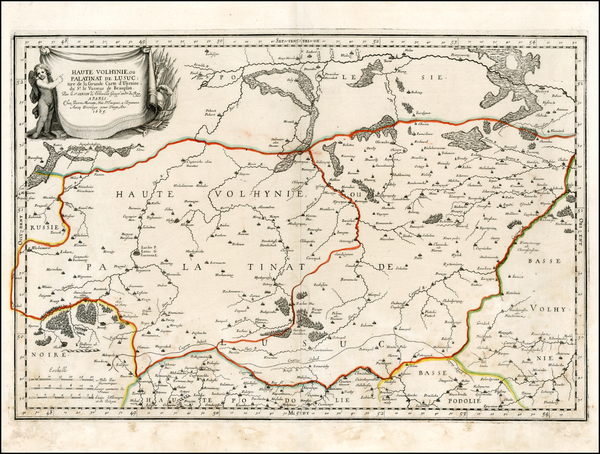 33-Poland, Baltic Countries and Germany Map By Nicolas Sanson