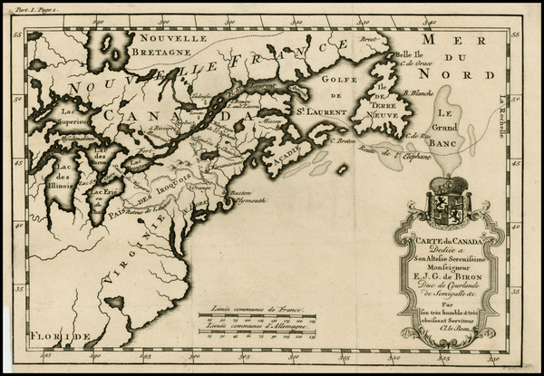 40-New England, Mid-Atlantic and Midwest Map By Claude Le Beau