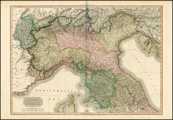 1-Italy Map By John Pinkerton