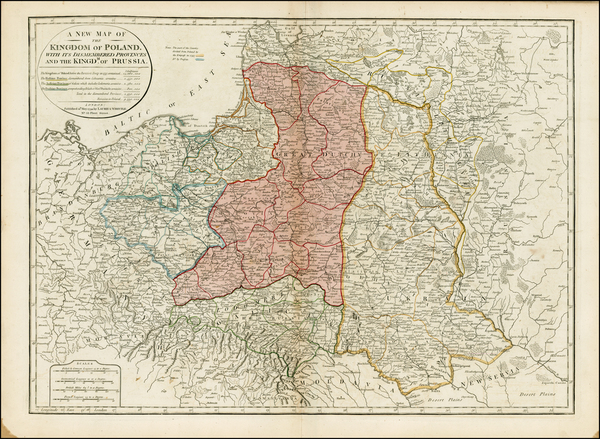 4-Poland, Russia and Baltic Countries Map By Laurie & Whittle