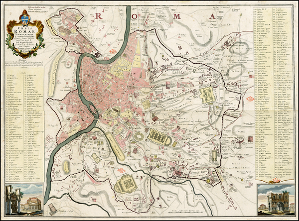 57-Italy Map By Leonardo Bufalino / Giovanni Battista Nolli