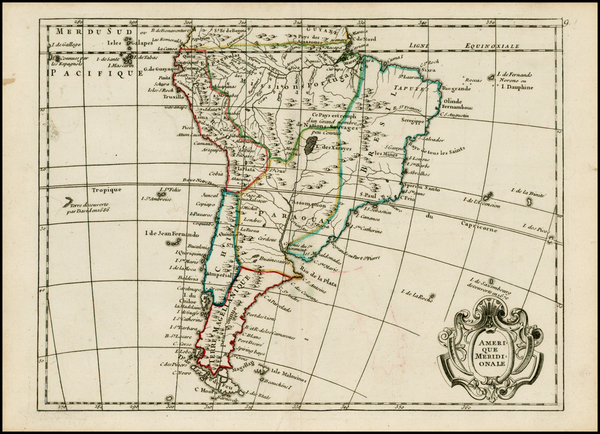 54-South America Map By George Louis Le Rouge