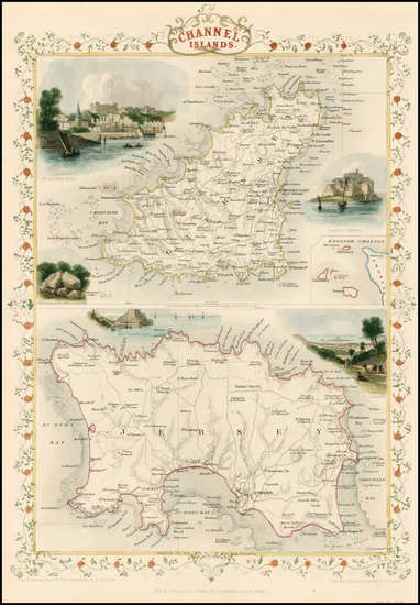 67-British Isles Map By John Tallis