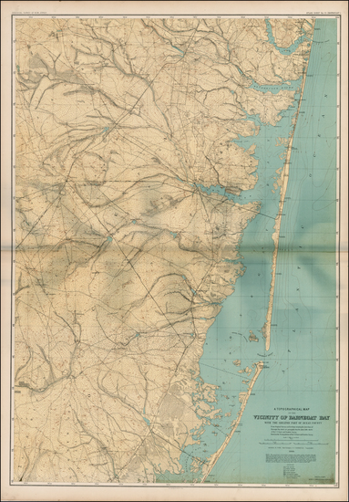 91-Mid-Atlantic Map By Geological Survey of New Jersey