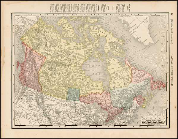 75-Canada Map By Rand McNally & Company