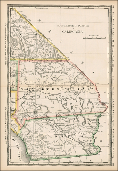 39-California Map By Rand McNally & Company
