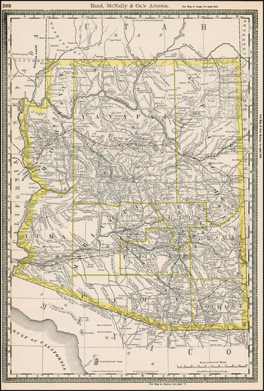 4-Southwest Map By Rand McNally & Company