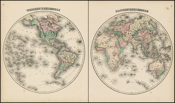 38-World and World Map By O.W. Gray