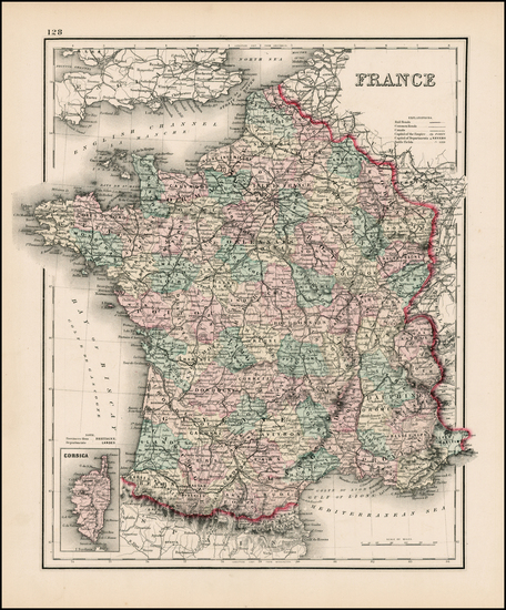 65-France Map By OW Gray