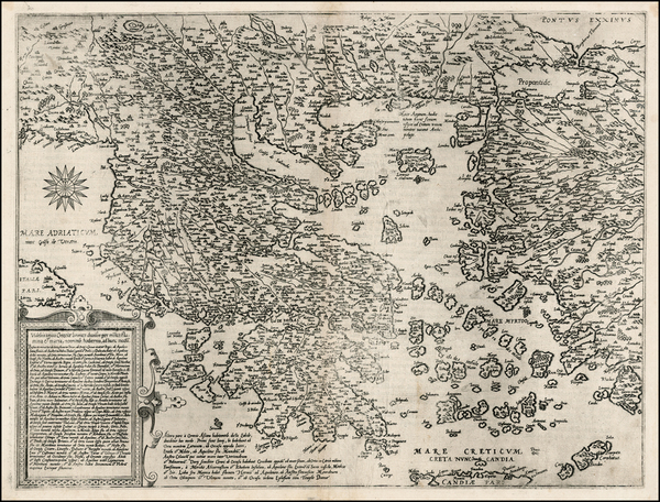 48-Balkans, Turkey, Mediterranean, Turkey & Asia Minor, Balearic Islands and Greece Map By Cor