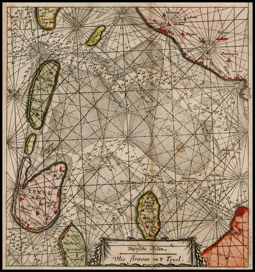 71-Netherlands Map By Louis Vlasbloem