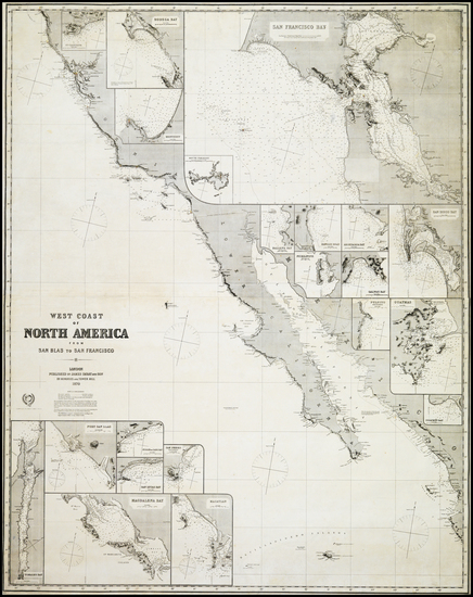 9-California Map By James Imray & Son