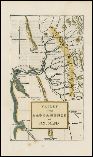 26-California Map By J.W. Orr