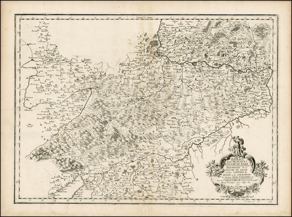 73-Switzerland Map By Pierre Mariette