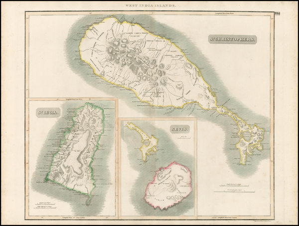 98-Caribbean Map By John Thomson