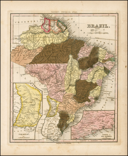 46-Brazil Map By Henry Schenk Tanner