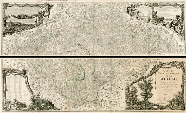 34-Czech Republic & Slovakia Map By George Louis Le Rouge