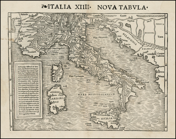 37-Balkans, Italy and Balearic Islands Map By Sebastian Munster