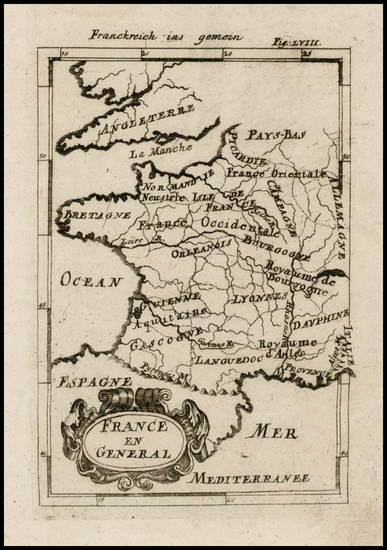 75-France Map By Alain Manesson Mallet