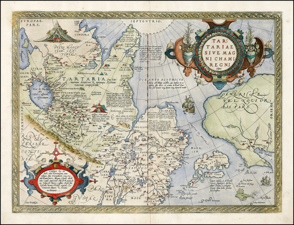 54-Southwest, Alaska, China, Japan, Central Asia & Caucasus, Russia in Asia and California Map