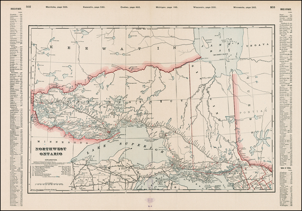 37-Canada Map By Rand McNally & Company