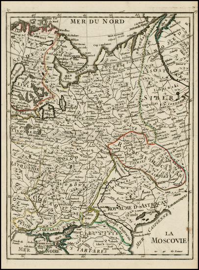 18-Russia and Ukraine Map By George Louis Le Rouge