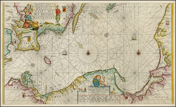 29-Poland, Baltic Countries, Scandinavia and Germany Map By Gerard Van Keulen