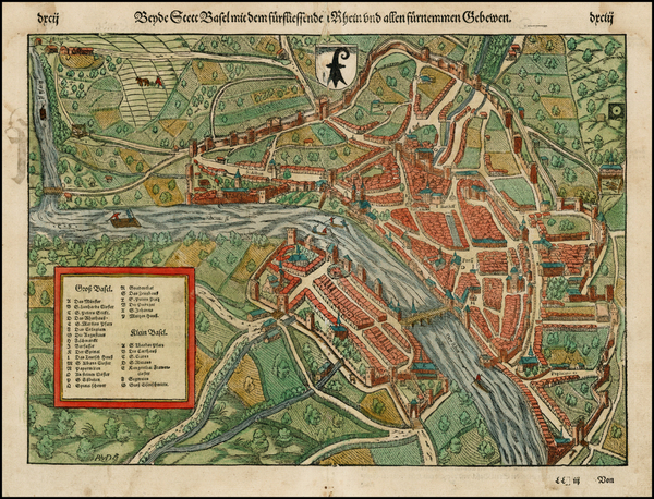 9-Europe and Switzerland Map By Sebastian Munster