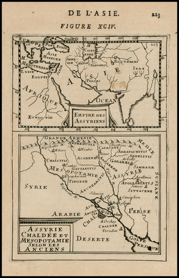 36-Central Asia & Caucasus, Middle East and Turkey & Asia Minor Map By Alain Manesson Mall