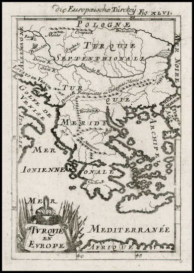 2-Balkans, Turkey, Turkey & Asia Minor and Greece Map By Alain Manesson Mallet