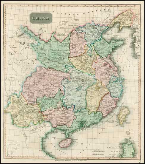 35-China Map By John Thomson