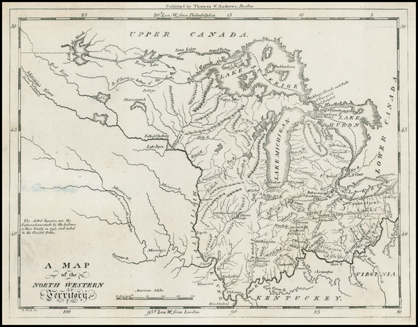 66-Midwest and Plains Map By Jedidiah Morse