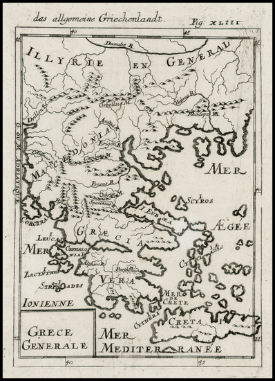 12-Balkans and Greece Map By Alain Manesson Mallet