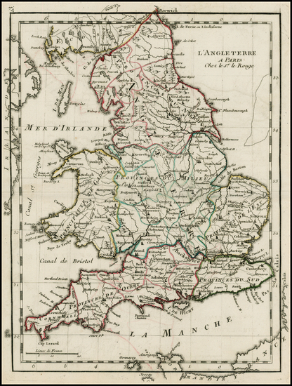 39-British Isles Map By George Louis Le Rouge