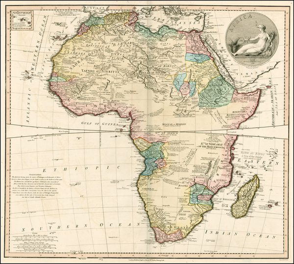 55-Africa and Africa Map By William Faden