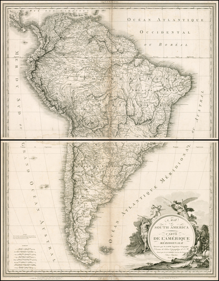 15-South America Map By Pierre Antoine Tardieu