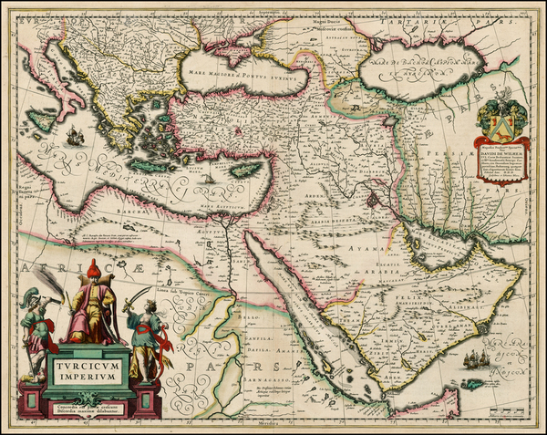 51-Turkey, Mediterranean, Middle East, Turkey & Asia Minor and Balearic Islands Map By Willem 