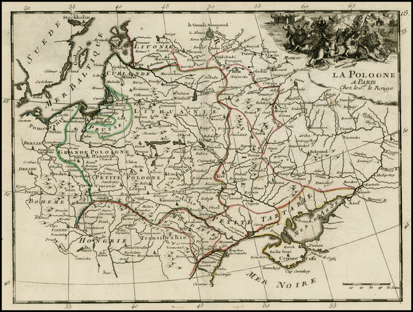 4-Poland Map By Georges Louis Le Rouge