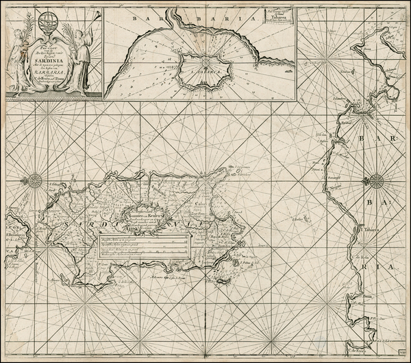 68-France, Italy and Balearic Islands Map By Johannes Van Keulen