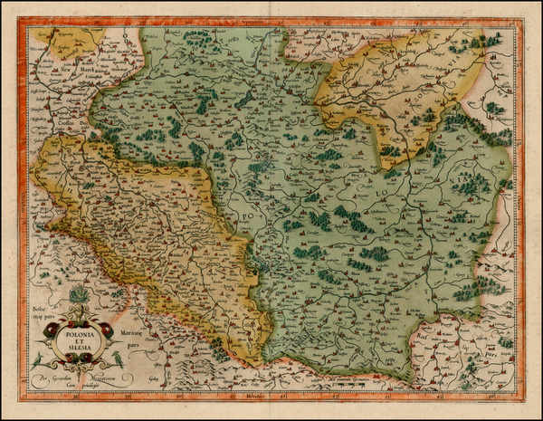 14-Poland Map By Gerhard Mercator