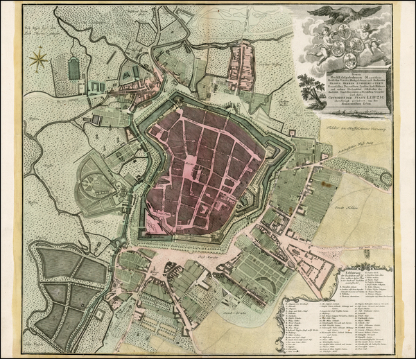 63-Mitteldeutschland Map By Homann Heirs