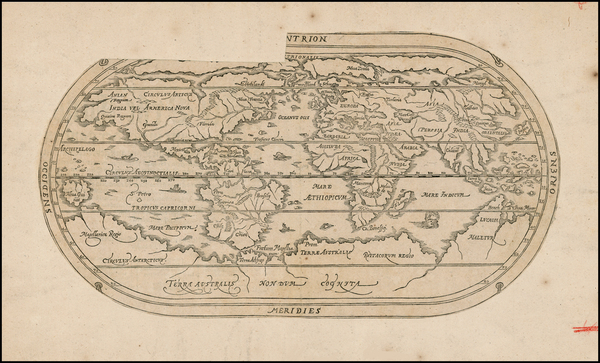 83-World Map By Sebastian Munster